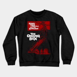 The Oblong Box Edgar Allan Poe Design Crewneck Sweatshirt